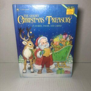 The Golden Christmas Treasury: Stories, Poems, Carols 1989 A Golden Book Vintage